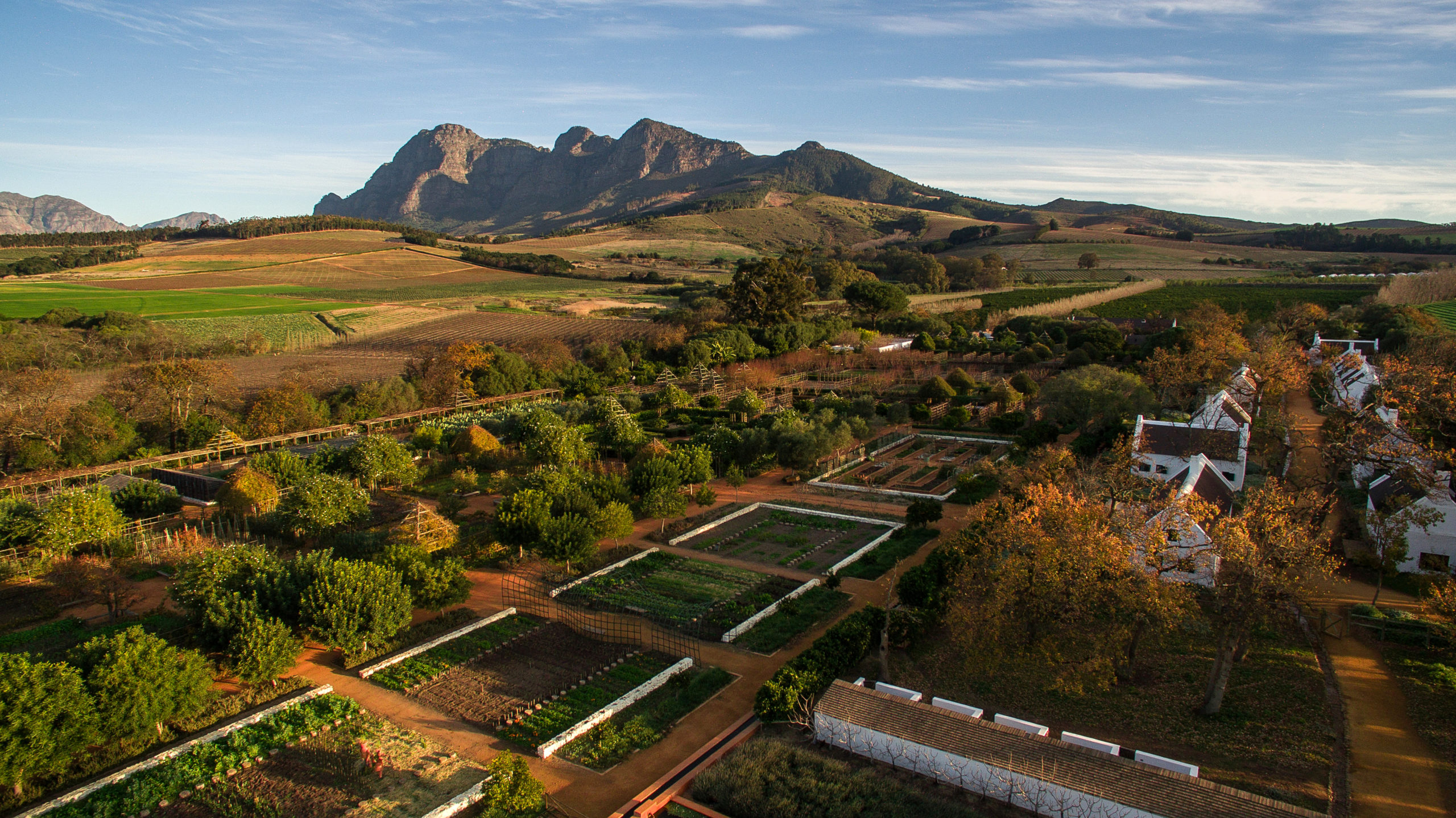 Babylonstoren in the Cape Winelands South Africa prides itself on cuisine that reflects the season