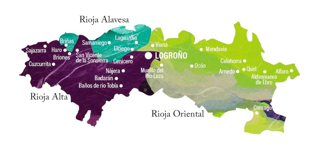 Rioja Wine Map